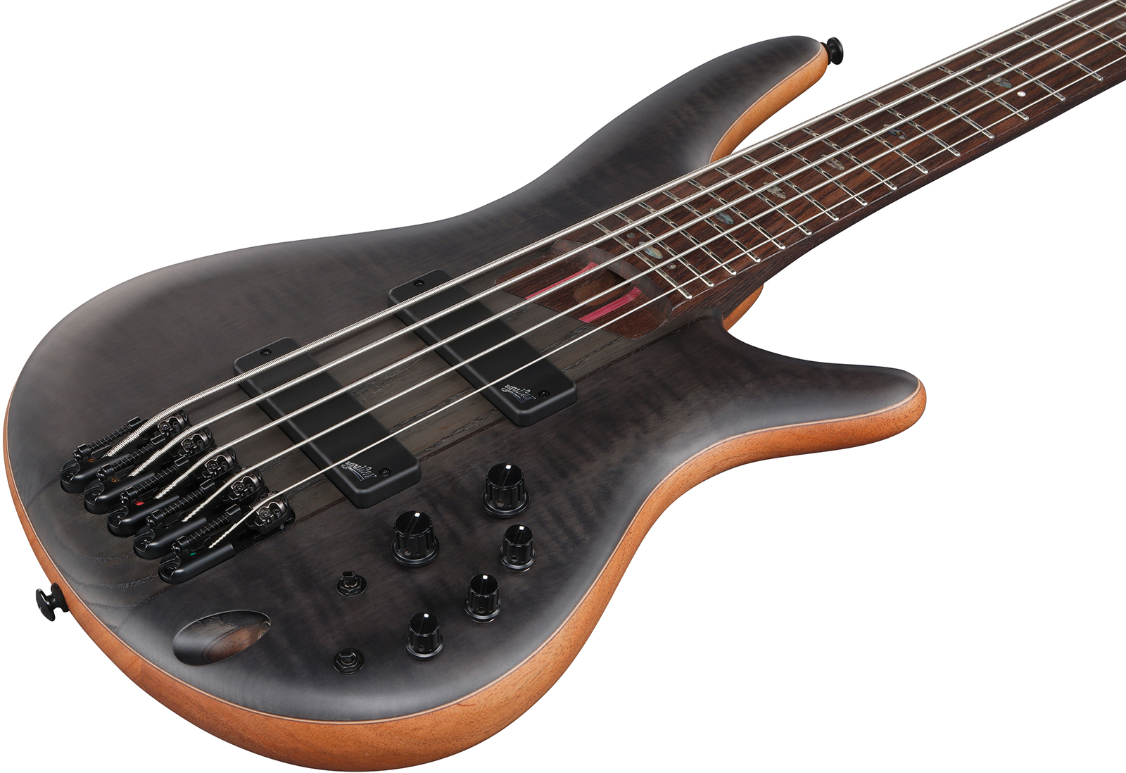 Ibanez Sr1455dw Tgf Premium 5c Active Rw - Transparent Gray Flat - Solidbody E-bass - Variation 2