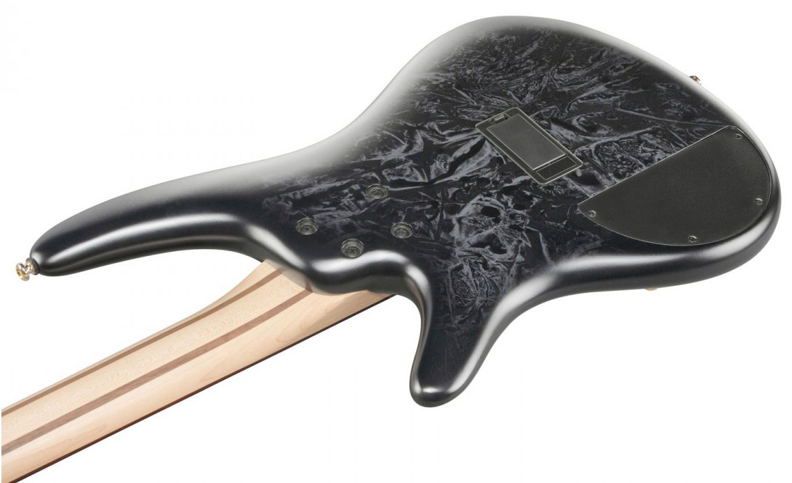 Ibanez Sr300edx Bzm Standard Active Jat - Black Ice Frozen Matte - Solidbody E-bass - Variation 3