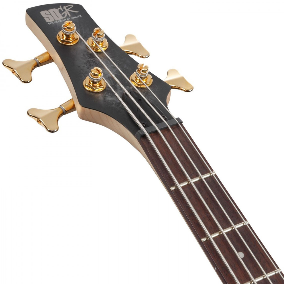 Ibanez Sr300edx Bzm Standard Active Jat - Black Ice Frozen Matte - Solidbody E-bass - Variation 4