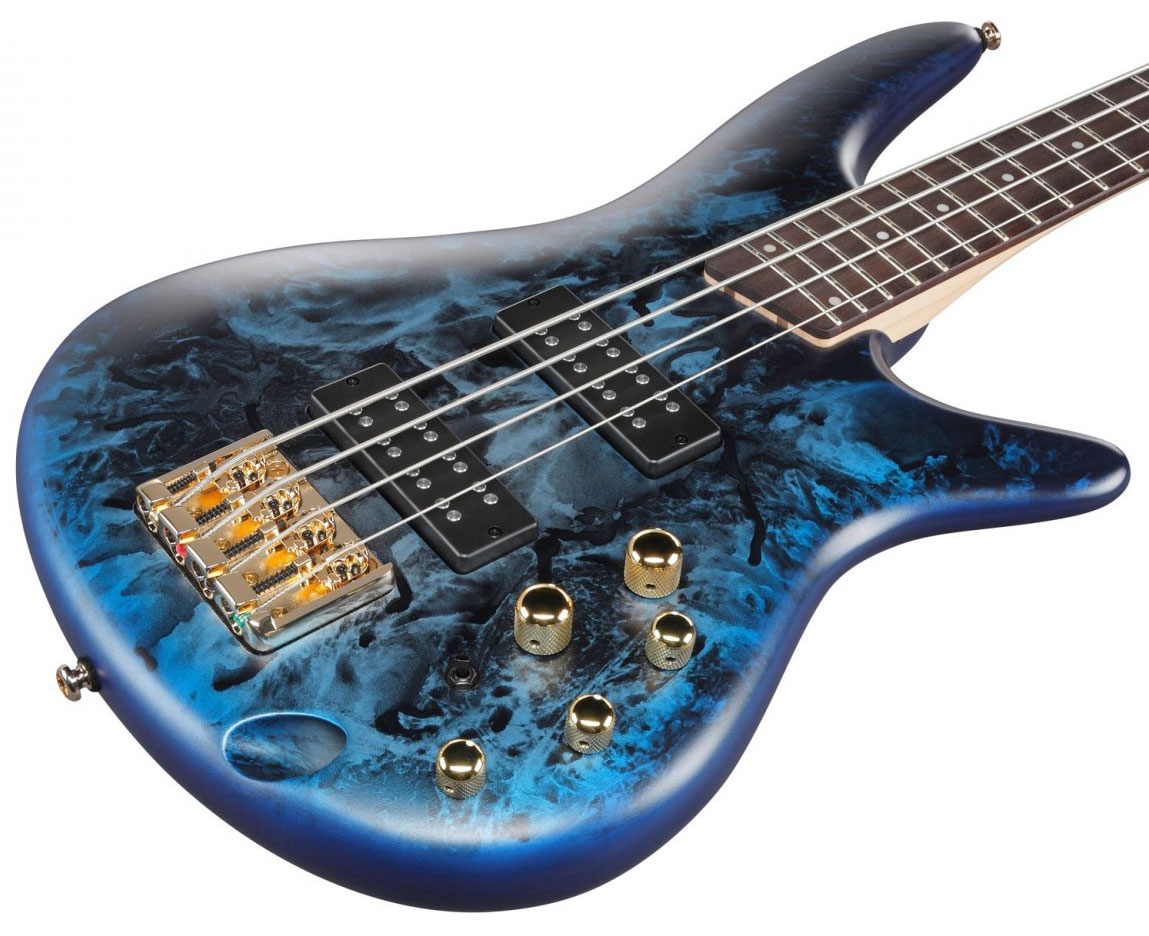 Ibanez Sr300edx Czm Standard Active Jat - Cosmic Blue Frozen Matte - Solidbody E-bass - Variation 2