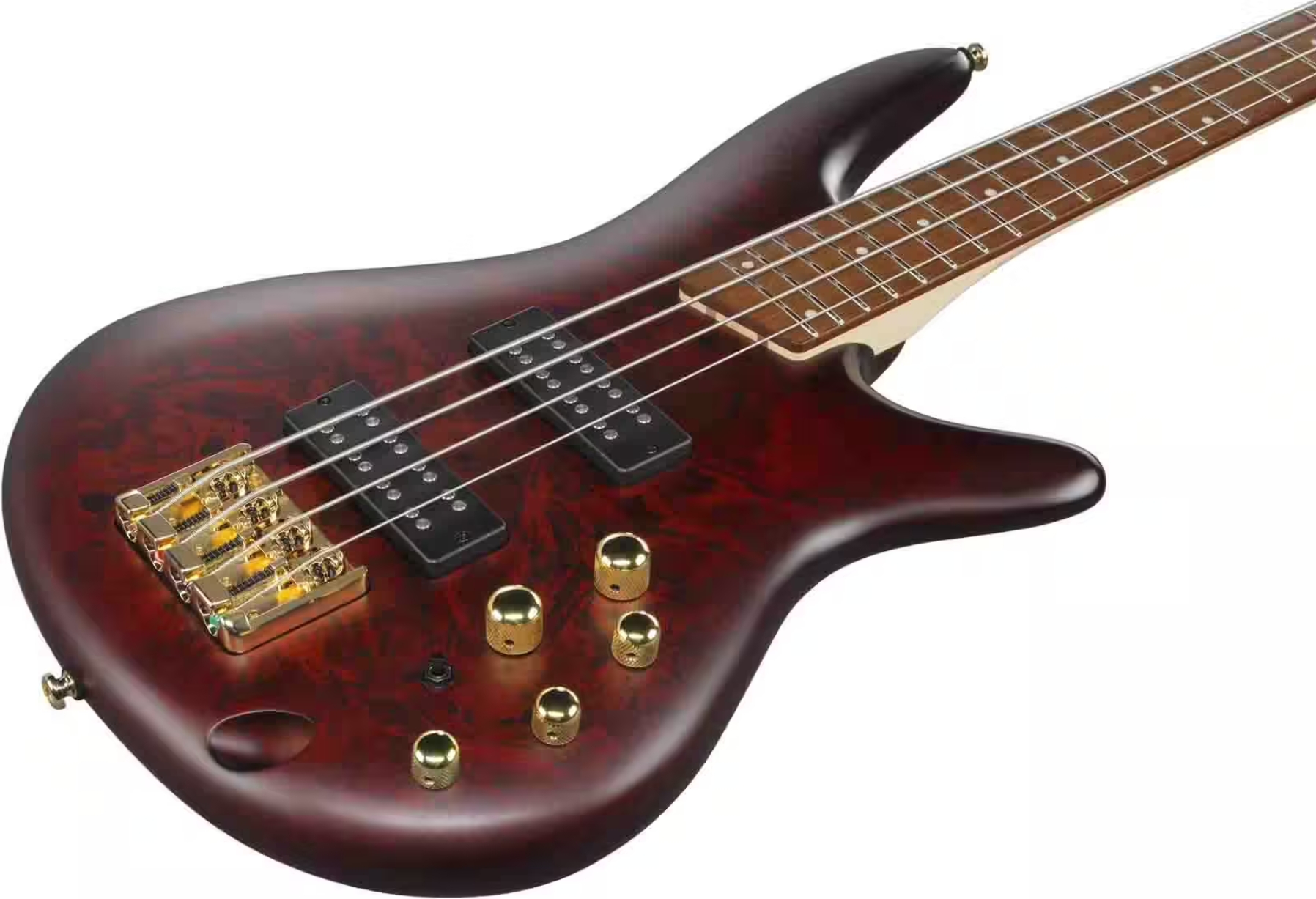 Ibanez Sr300edx Wzm Standard Active Jat - Wine Red Frozen Matte - Solidbody E-bass - Variation 2