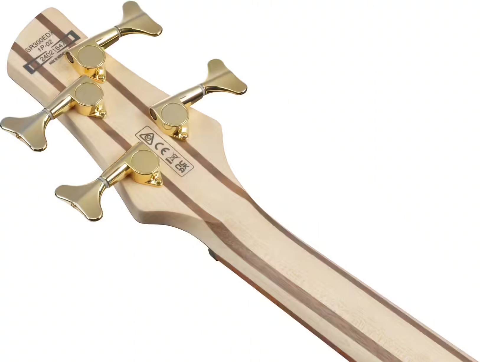 Ibanez Sr300edx Wzm Standard Active Jat - Wine Red Frozen Matte - Solidbody E-bass - Variation 4