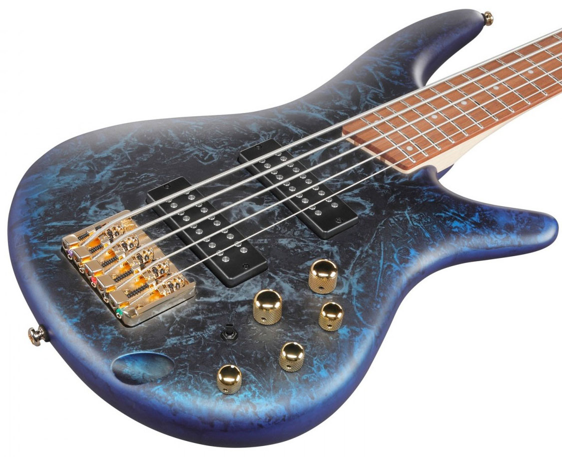 Ibanez Sr305edx Czm Standard 5c Active Jat - Cosmic Blue Frozen Matte - Solidbody E-bass - Variation 2