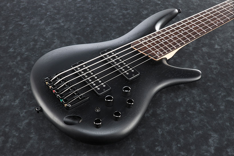 Ibanez Sr306eb Wk Standard 6-cordes Active Jat - Weathered Black - Solidbody E-bass - Variation 1