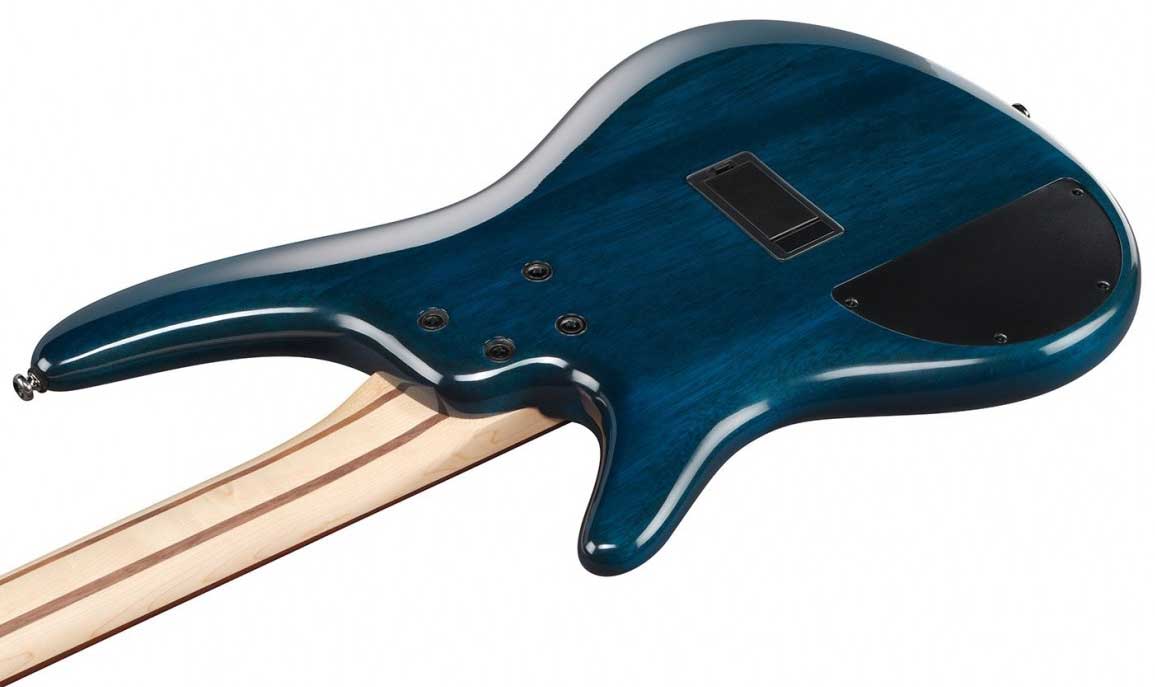 Ibanez Sr400eqm Scb Standard Active Jat - Stain Cosmic Blue Stardust - Solidbody E-bass - Variation 3