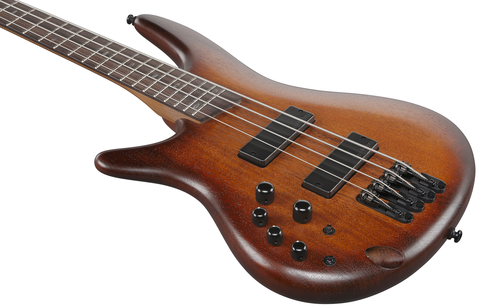 Ibanez Sr500al Mhl Standard Gaucher Active Bartolini Rw - Mahogany Brown Burst Low Gloss - Solidbody E-bass - Variation 2