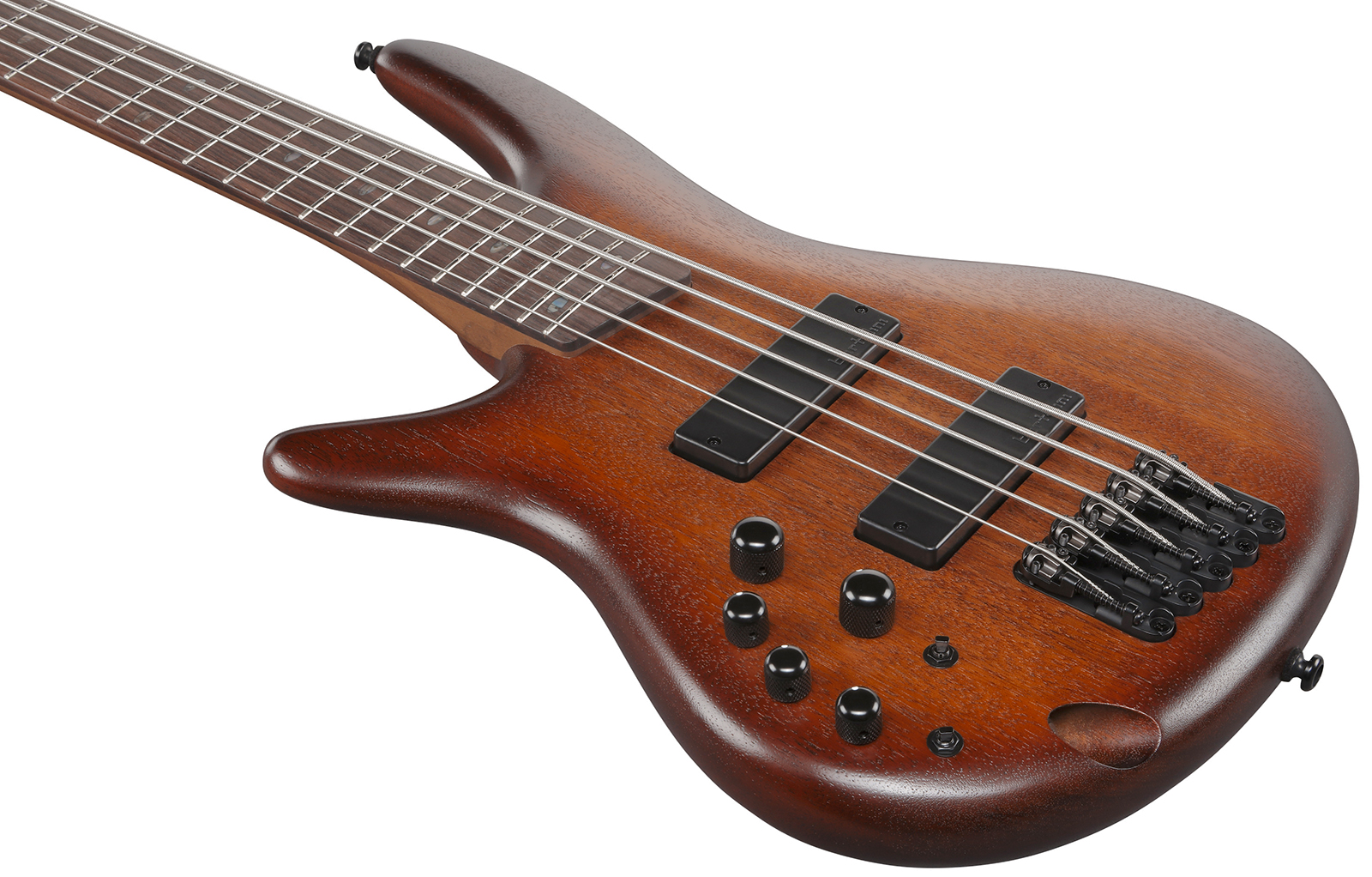 Ibanez Sr505al Mhl Standard 5c Gaucher Active Bartolini Rw - Mahogany Brown Burst Low Gloss - Solidbody E-bass - Variation 2