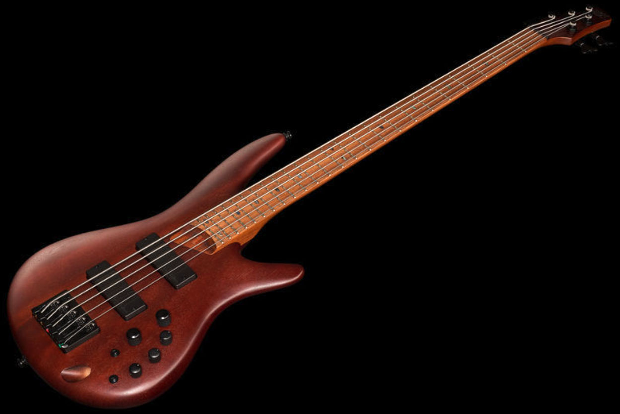 Ibanez Sr505e Bm Standard 5c Active Bartolini Rw - Brown Mahogany - Solidbody E-bass - Variation 1