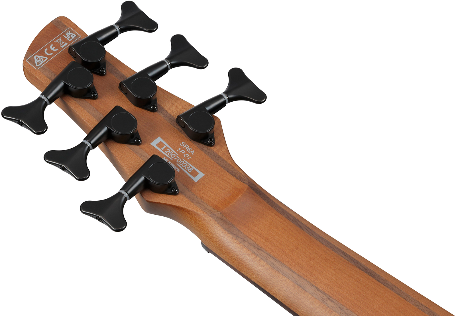 Ibanez Sr506a Mhl Standard 6c Active Bartolini Rw - Mahogany Brown Burst Low Gloss - Solidbody E-bass - Variation 4