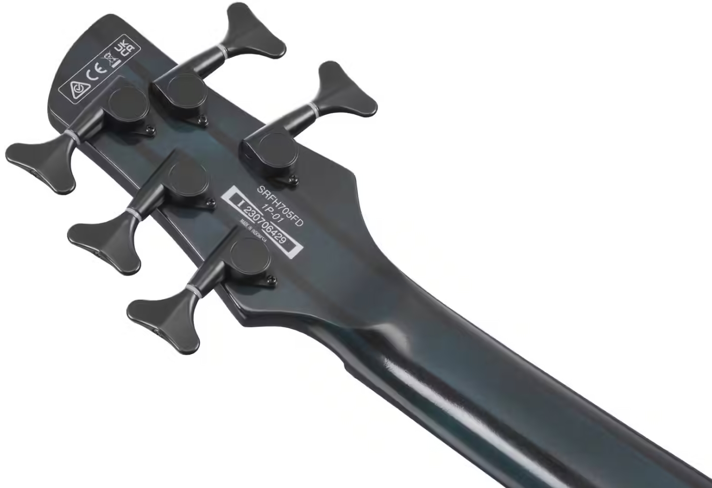 Ibanez Srd905 Ctl Workshop 5c Active Piezo Pp - Cosmic Blue Starburst Low Gloss - Halbakustiche Bass - Variation 4