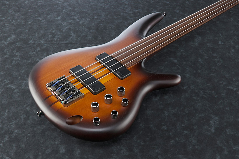 Ibanez Srf700 Bbf Fretless - Brown Burst Flat - Solidbody E-bass - Variation 2