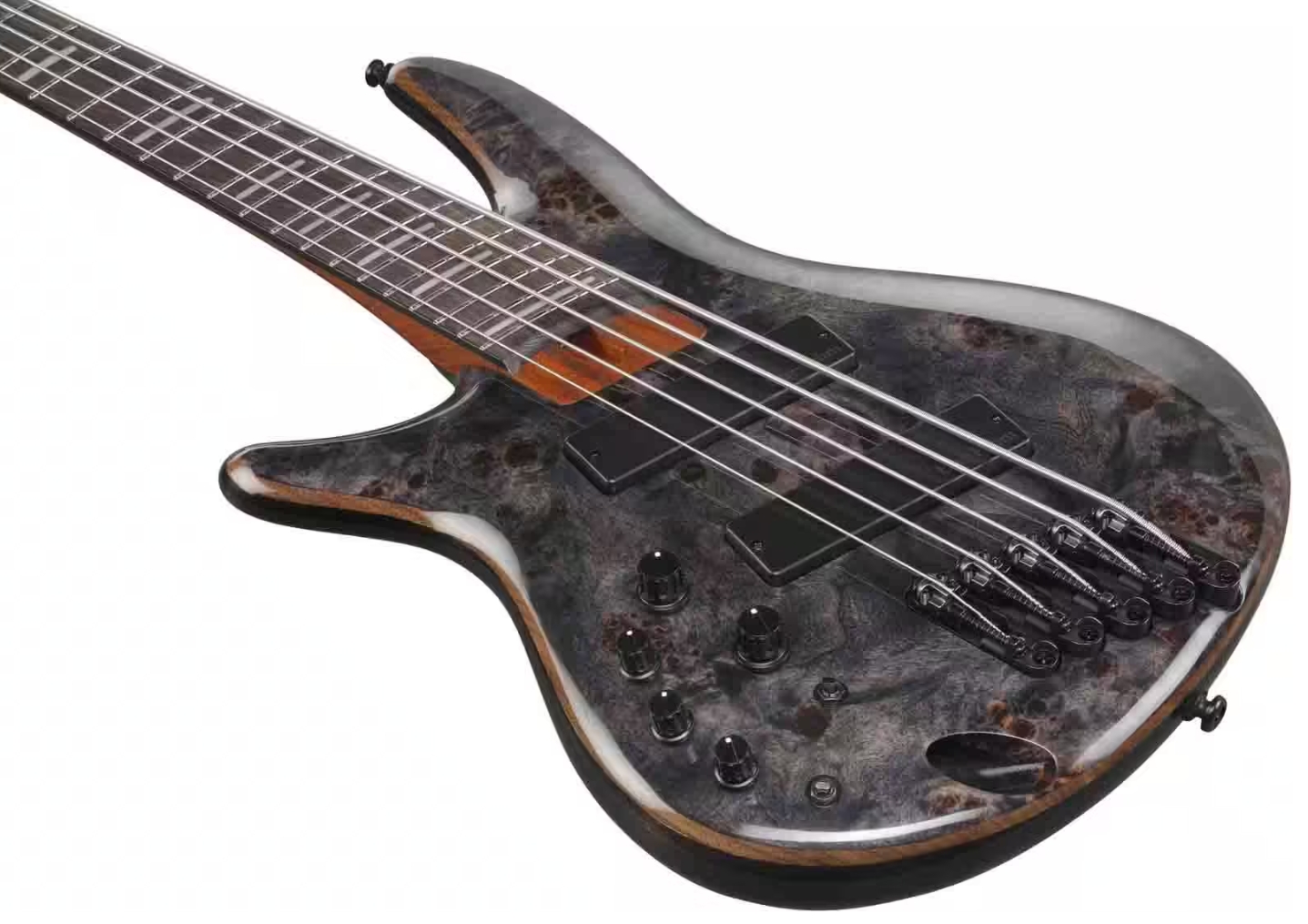 Ibanez Srms805l Dtw Workshop 5c Gaucher Multiscale Active Bartolini Pp - Deep Twilight - Solidbody E-bass - Variation 2