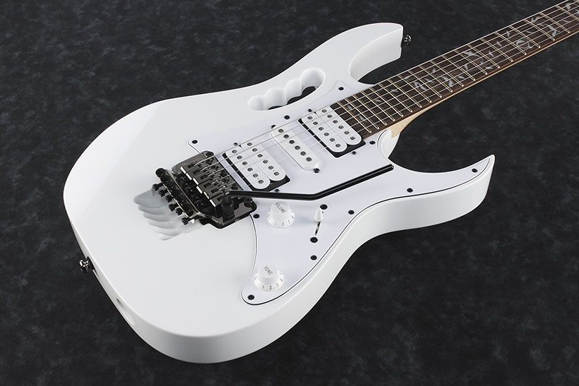 Ibanez Steve Vai Jemjr Wh Signature Hsh Fr Jat - White - E-Gitarre in Str-Form - Variation 2