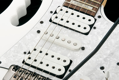 Ibanez Steve Vai Jem555 Wh Hsh Fr Rw - White - E-Gitarre in Str-Form - Variation 2