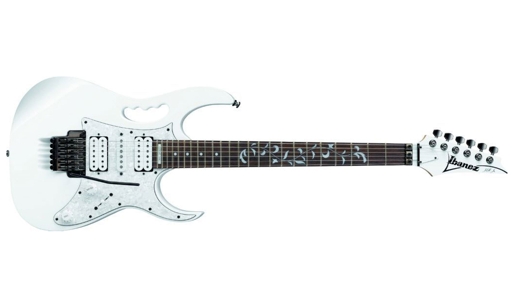 Ibanez Steve Vai Jem555 Wh Hsh Fr Rw - White - E-Gitarre in Str-Form - Variation 1