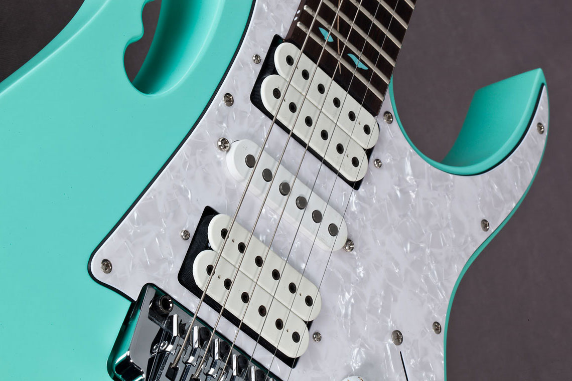 Ibanez Steve Vai Jem70v Sfg Premium Hsh Dimarzio Fr - Sea Foam Green - E-Gitarre in Str-Form - Variation 2