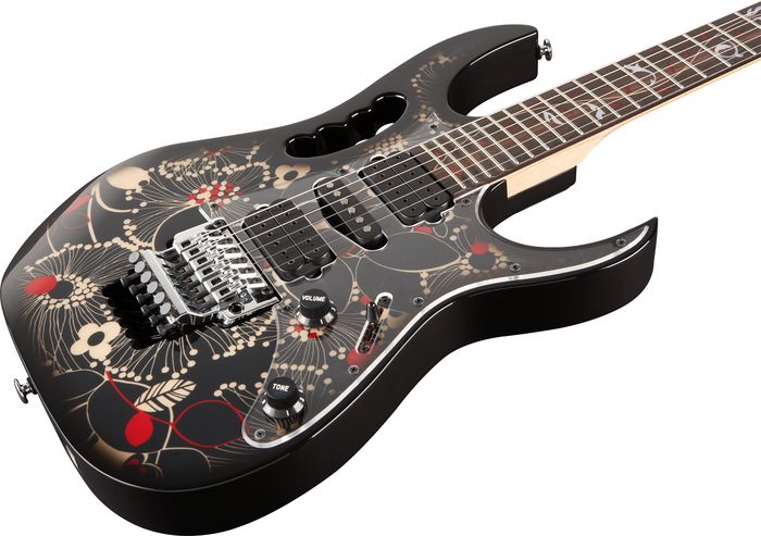 Ibanez Steve Vai Jem77 Fp2 Prestige Japon Signature - Floral Pattern 2 - E-Gitarre in Str-Form - Variation 1