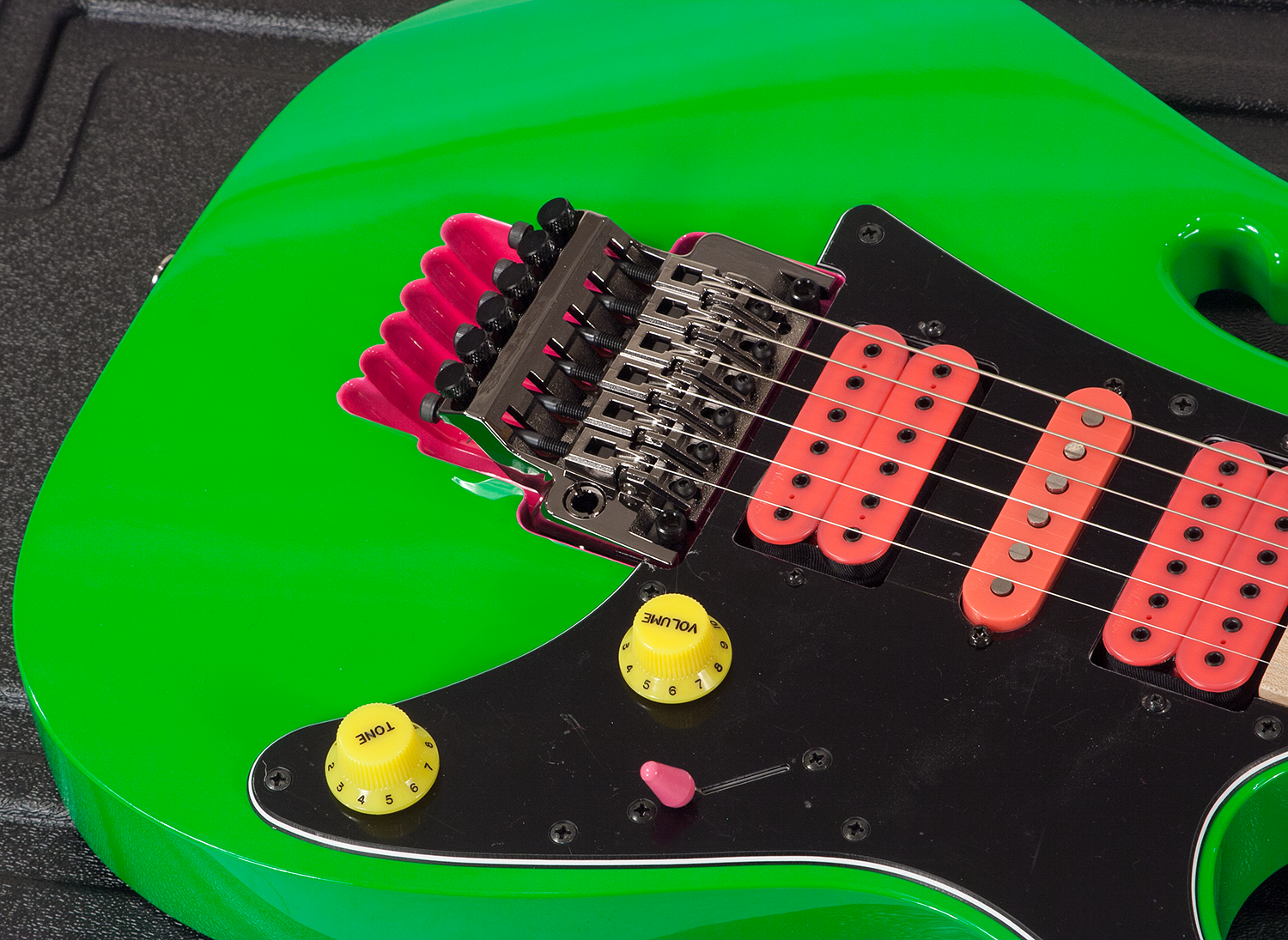Ibanez Steve Vai Jem777 Lng Japon Signature Hsh Dimarzio Fr - Loch Ness Green - E-Gitarre in Str-Form - Variation 5