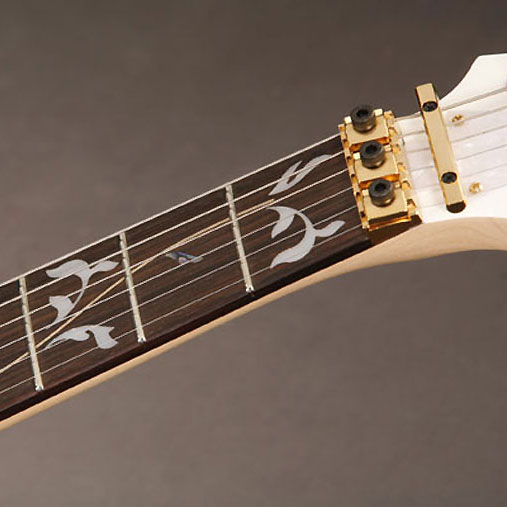 Ibanez Steve Vai Jem7v Wh Prestige Japon Signature Hsh Fr Rw - White - E-Gitarre in Str-Form - Variation 4