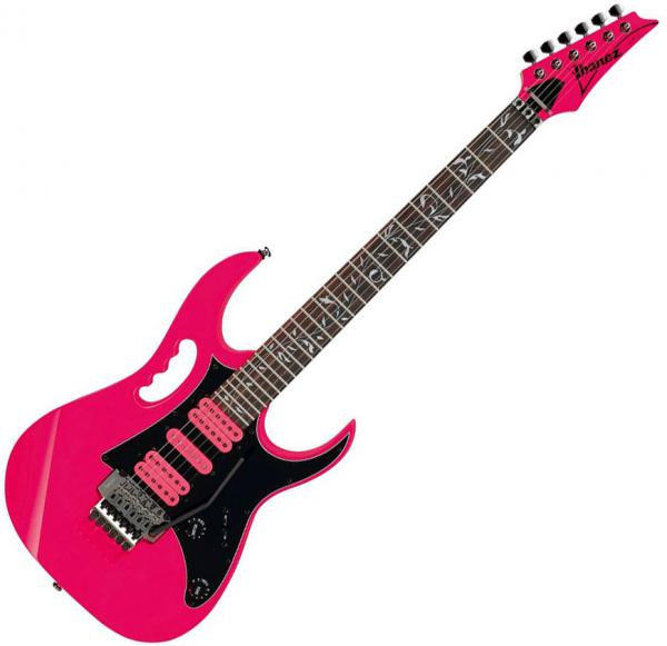 Solidbody e-gitarre Ibanez Steve Vai JEMJR PK - Pink