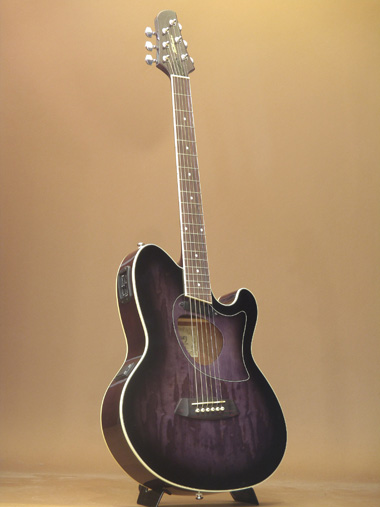 Ibanez Tcm50 Tks Talman Cw Frene Acajou - Transparent Black Sunburst - Westerngitarre & electro - Variation 2