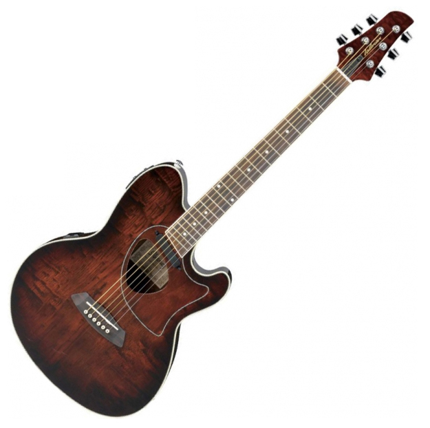 Ibanez Tcm50 Vbs Talman Cw Frene Sapele Pur - Vintage Brown Sunburst - Elektroakustische Gitarre - Variation 6