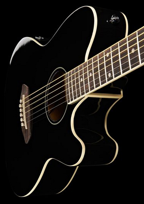 Ibanez Tcy10e Bk Talman Cw Epicea Sapele Pur - Black - Folk-Gitarre - Variation 4
