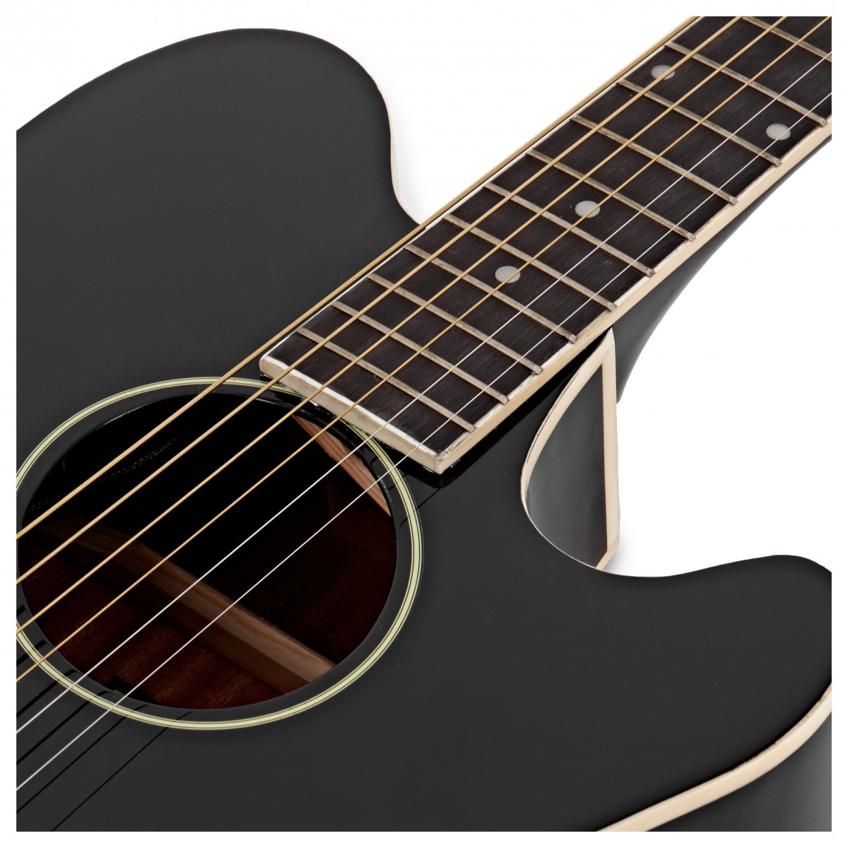 Ibanez Tcy10e Bk Talman Cw Epicea Sapele Pur - Black - Folk-Gitarre - Variation 5