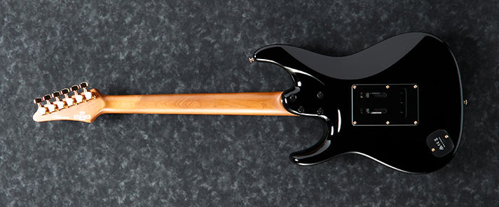 Ibanez Tim Henson Thbb10 Bk Premium Signature Hss Trem Mn +housse - Black - E-Gitarre in Str-Form - Variation 1