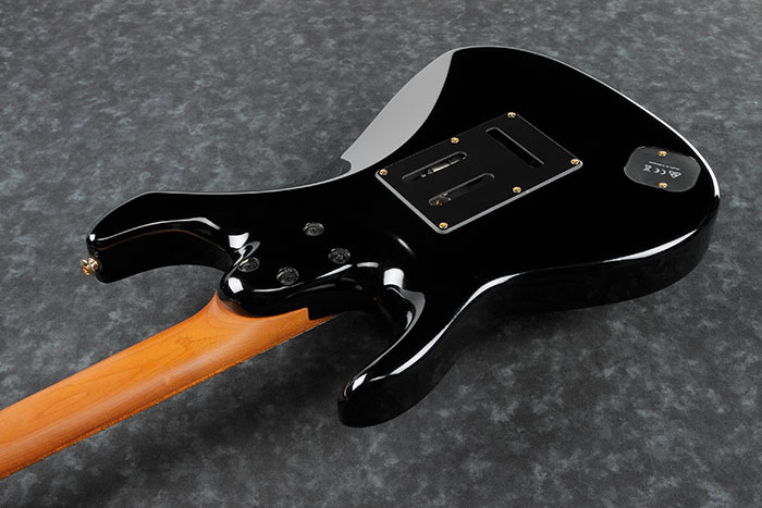 Ibanez Tim Henson Thbb10 Bk Premium Signature Hss Trem Mn +housse - Black - E-Gitarre in Str-Form - Variation 3