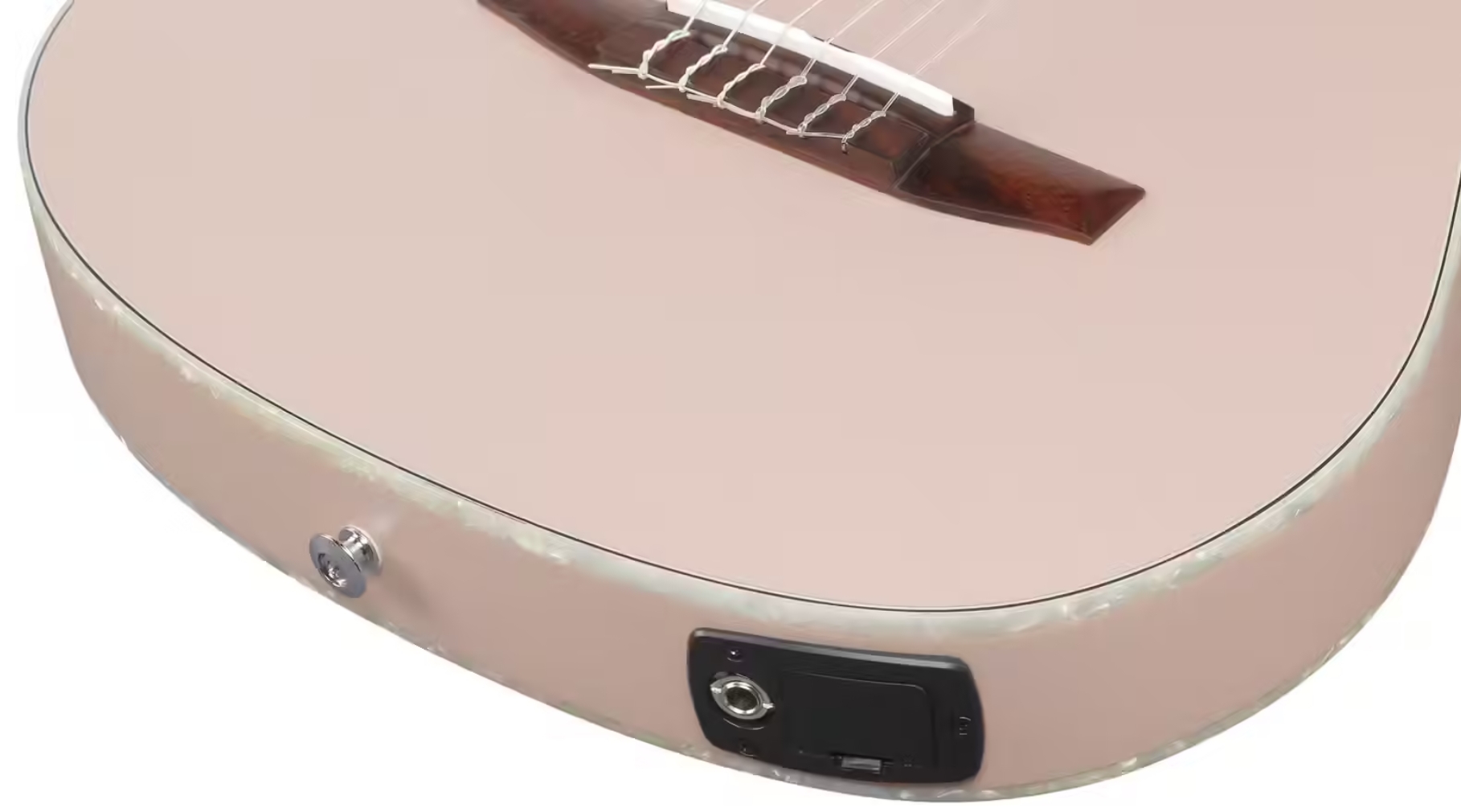 Ibanez Tim Henson Tod10n Paf Ind Signature Epicea Sapele Rw - Pearl Pink Flat - Konzertgitarren 4/4 - Variation 2