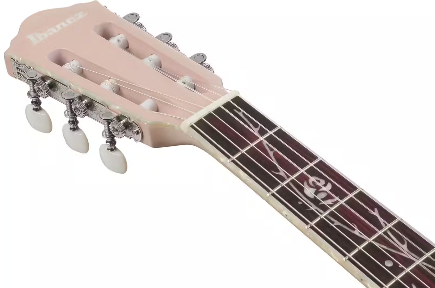 Ibanez Tim Henson Tod10n Paf Ind Signature Epicea Sapele Rw - Pearl Pink Flat - Konzertgitarren 4/4 - Variation 5