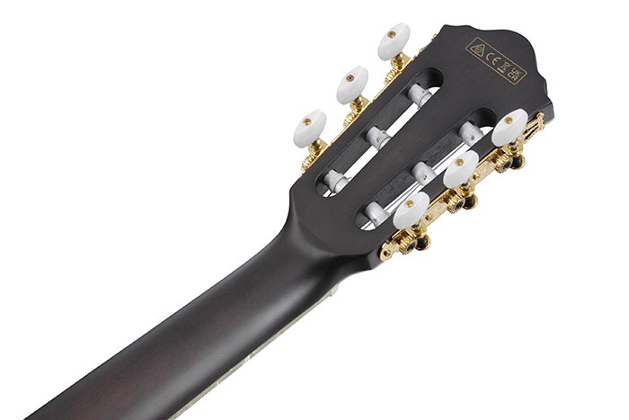 Ibanez Tim Henson Tod10n Tkf Ind Signature Lh Gaucher Epicea Sapele Rw - Transparent Black Flat - Konzertgitarren 4/4 - Variation 3