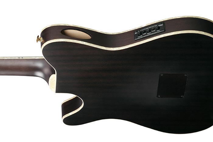 Ibanez Tod10n Tim Henson Signature Electro Sitka Sapele Wal - Black - Konzertgitarren 4/4 - Variation 1