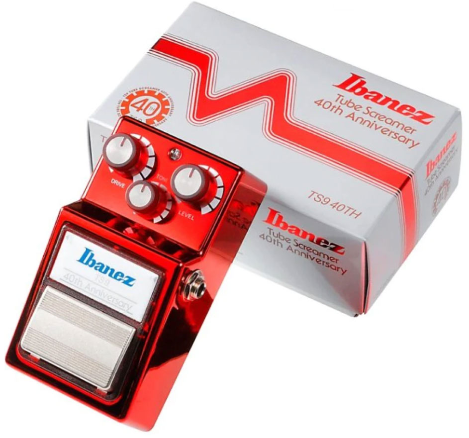 Ibanez Tube Screamer Ts940th 40th Anniversary Ltd Metallic Red - Overdrive/Distortion/Fuzz Effektpedal - Variation 1