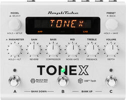 Gitarrenverstärker-modellierungssimulation Ik multimedia TONEX PEDAL WHITE LIMITED ED
