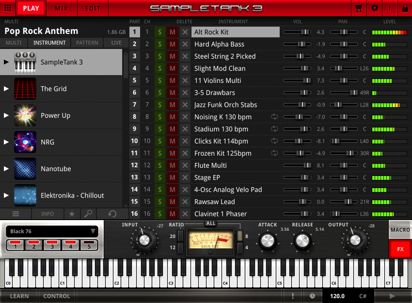 Ik Multimedia Irig Key Pro + Sampletank 3 Bundle - Masterkeyboard - Variation 7