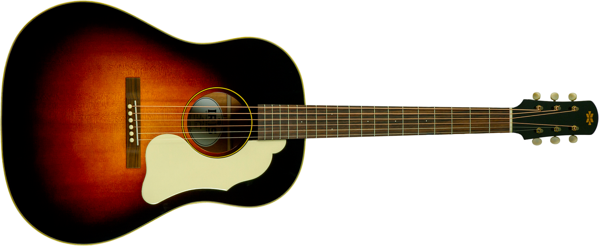 Iris Df Dreadnought Epicea Acajou Rw #1426 - Relic Tobacco Burst - Folk-Gitarre - Main picture