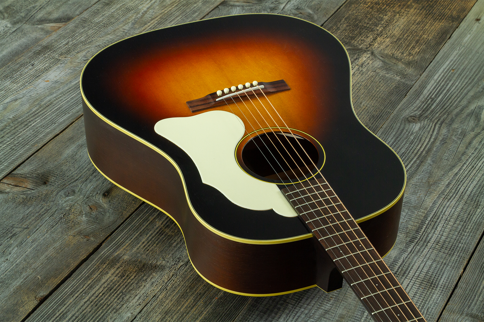 Iris Df Dreadnought Epicea Acajou Rw #1435 - Relic Tobacco Burst - Folk-Gitarre - Variation 1