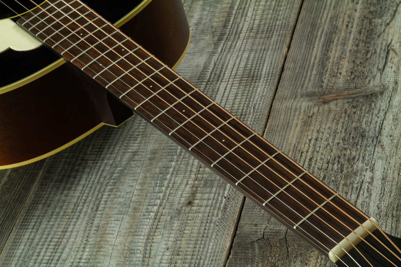 Iris Df Dreadnought Epicea Acajou Rw #1435 - Relic Tobacco Burst - Folk-Gitarre - Variation 4