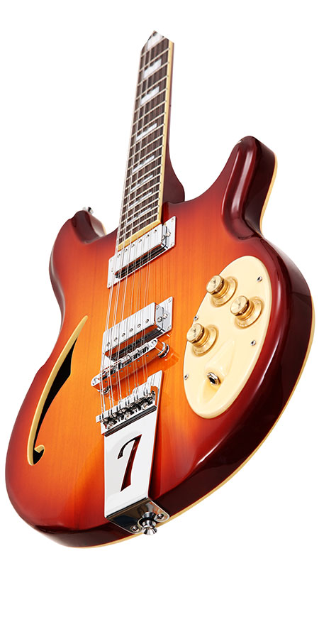 Italia Rimini 12 - Cherry Sunburst - Semi-Hollow E-Gitarre - Variation 2