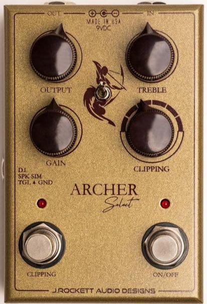 Overdrive/distortion/fuzz effektpedal J. rockett audio designs Archer Select