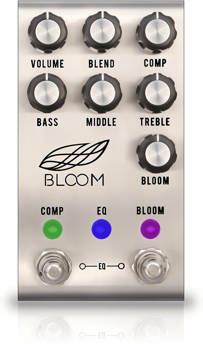 Jackson Audio Bloom V2 Silver Compresseur - Kompressor/Sustain/Noise gate Effektpedal - Main picture