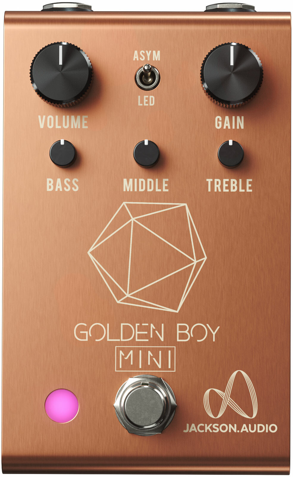 Jackson Audio Golden Boy Mini Rose Gold Ltd - Overdrive/Distortion/Fuzz Effektpedal - Main picture
