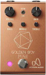 Overdrive/distortion/fuzz effektpedal Jackson audio Golden Boy Mini Rose Gold