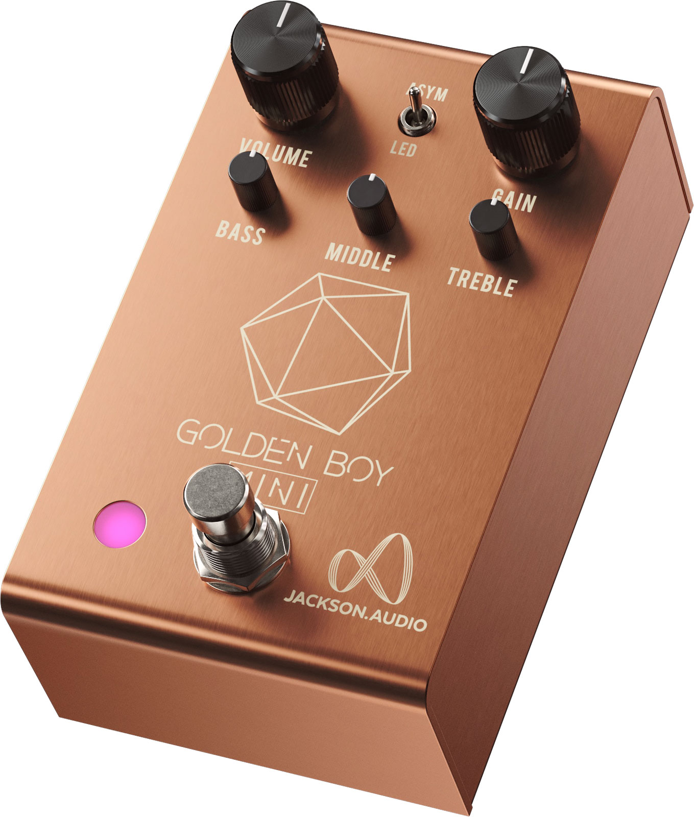 Jackson Audio Golden Boy Mini Rose Gold Ltd - Overdrive/Distortion/Fuzz Effektpedal - Variation 1