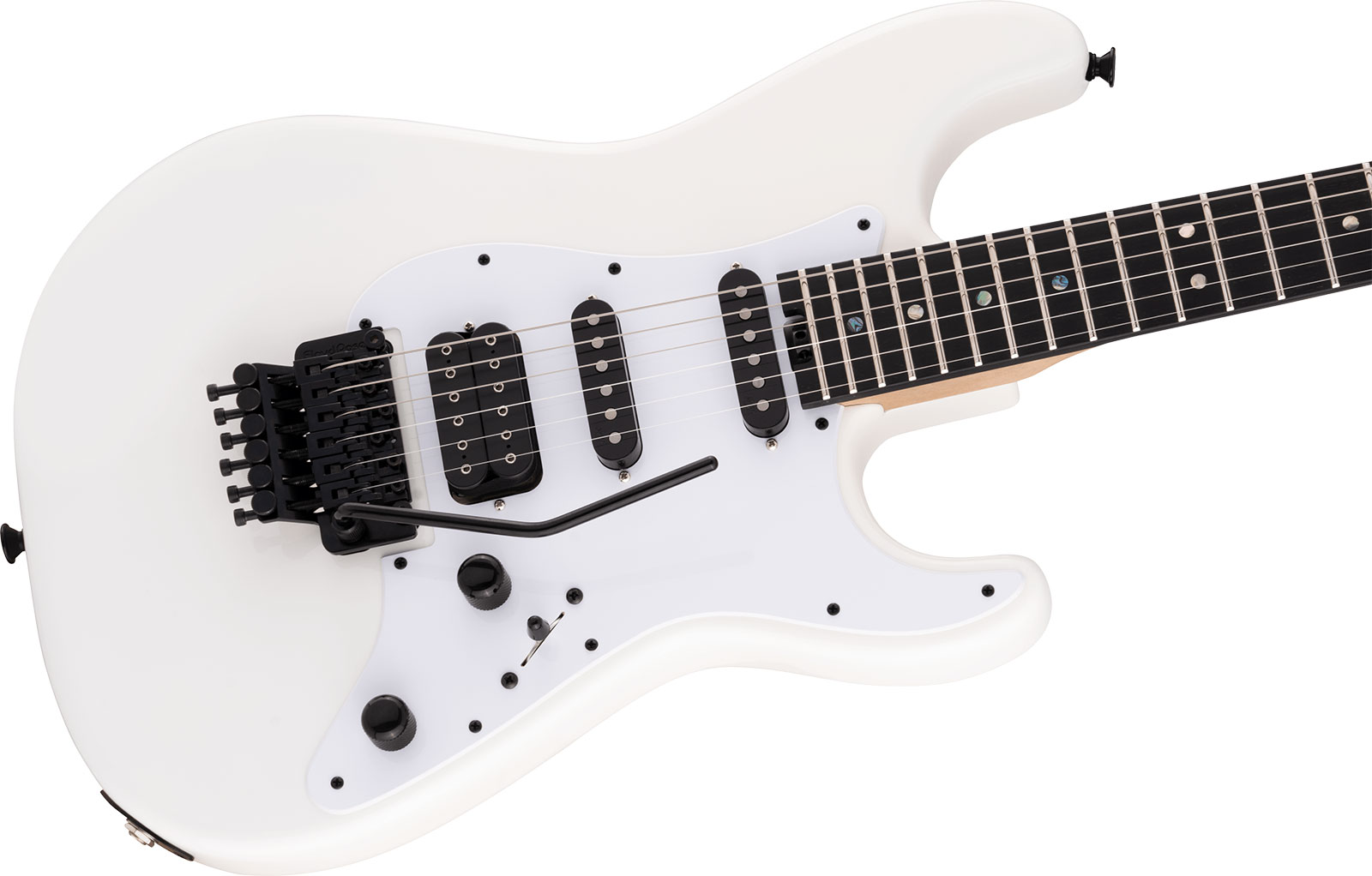 Jackson Adrian Smith San Dimas Usa Signature Hss Dimarzio Fr Ebo - Snow White - E-Gitarre in Str-Form - Variation 2