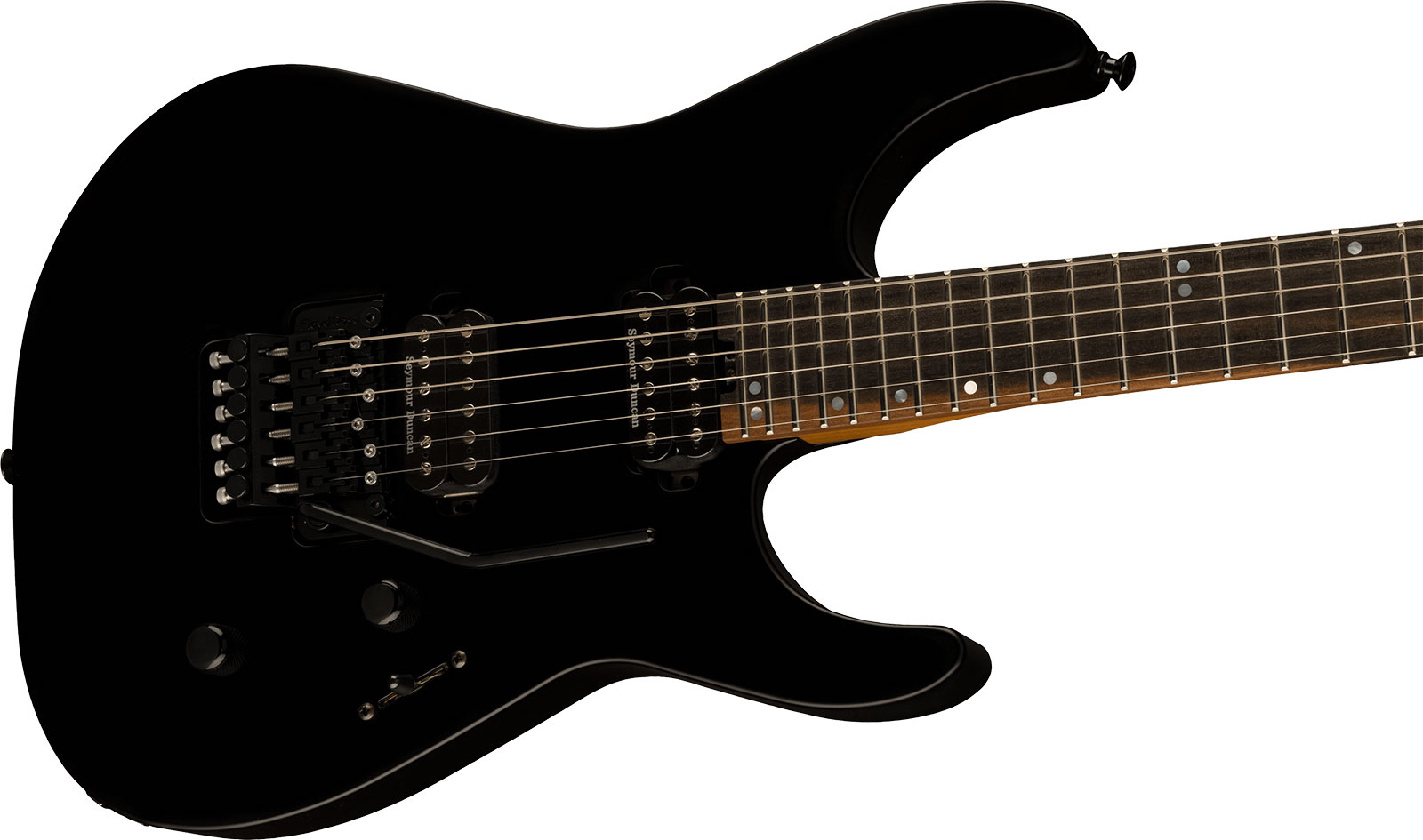 Jackson American Virtuoso 2h Seymour Duncan Fr Eb - Satin Black - E-Gitarre in Str-Form - Variation 2