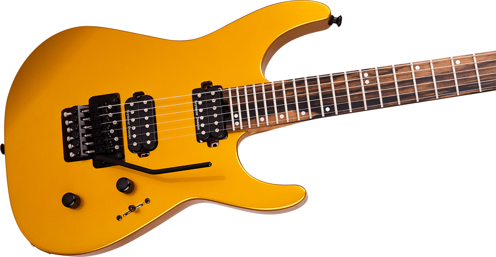 Jackson American Virtuoso Usa 2h Seymour Duncan Fr Eb - Gold Rush - E-Gitarre aus Metall - Variation 2