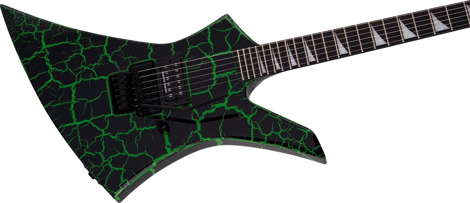 Jackson Brandon Ellis Kelly Pro Signature 1h Seymour Duncan Fr Eb - Green Crackle - E-Gitarre aus Metall - Variation 2